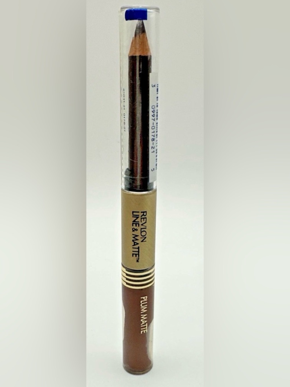 Revlon Line & Matte Lip Pencil and Lip Gloss Full Size Plum Matte New Sealed